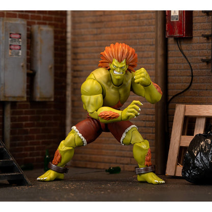 PRE-ORDER Ultra Street Fighter II Blanka 6-Inch Scale Deluxe Action Figure JD35173 US-IMPORT