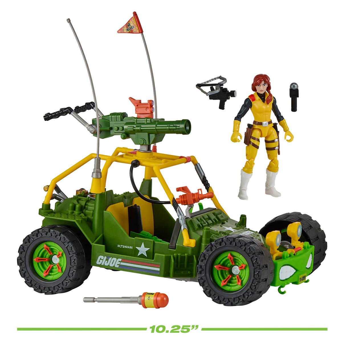 Pre-Order Teenage Mutant Ninja Turtles x G.I. Joe All-Weather and Environment (AWE) Shell-Striker Vehicle inkl. Scarlett x AprilAction Figure US-IMPORT PL81926