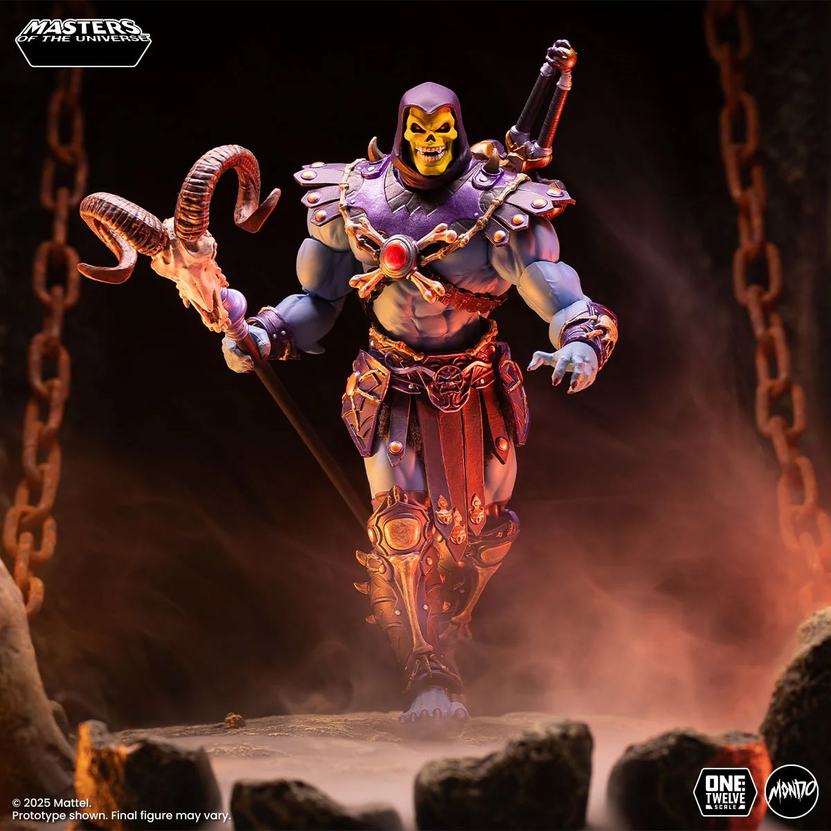 PRE-ORDER Masters of the Universe 200X Skeletor 1:12 Scale Action Figure MDCOL117A - US-IMPORT