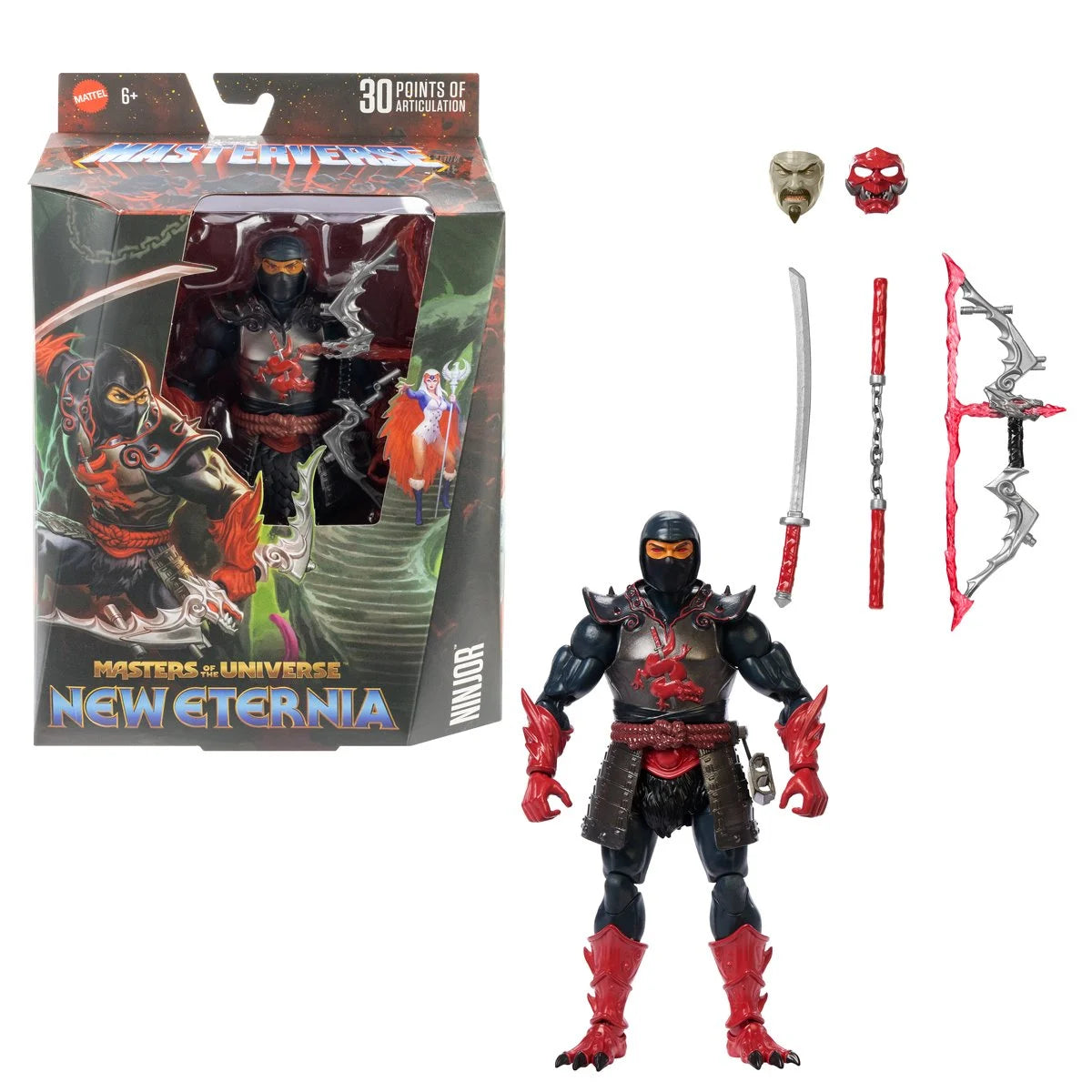 New Eternia Ninjor Masters of the Universe Masterverse Action Figure JBP82 US-BOX