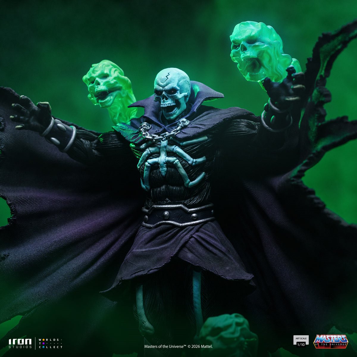 Masters of the Universe Scareglow 1:10 Art Scale Glow-in-the-Dark Limited Edition Statue RN37676 US-IMPORT