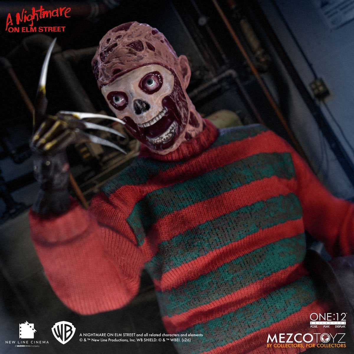 PRE-ORDER A Nightmare on Elm Street Freddy Krueger One:12 Collective Action Figure MZ77390 US-IMPORT