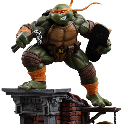PRE-ORDER Teenage Mutant Ninja Turtles Michelangelo Unleashed 1:10 Art Scale Limited Edition Statue RN37058 US-IMPORT