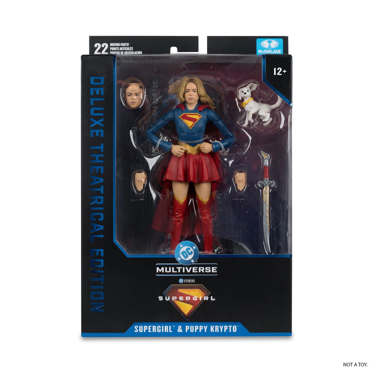 PRE-ORDER DC Comics Supergirl Deluxe Theatrical Edition Supergirl & Baby Krypto figure 18cm MF17832