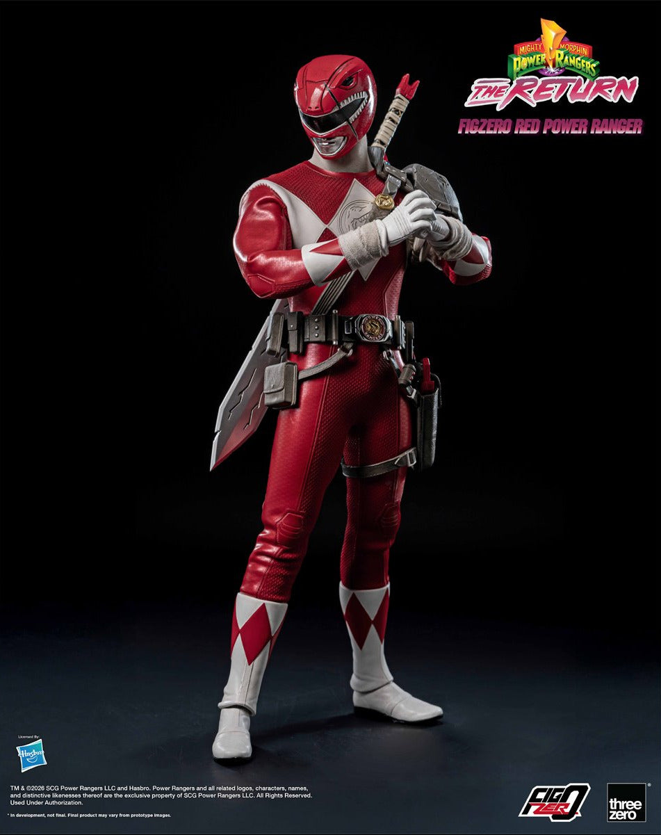 Pre-Order Mighty Morphin Power Rangers: The Return Red Power Ranger FigZero 1:6 Scale Action Figure TH3Z1020 US-IMPORT