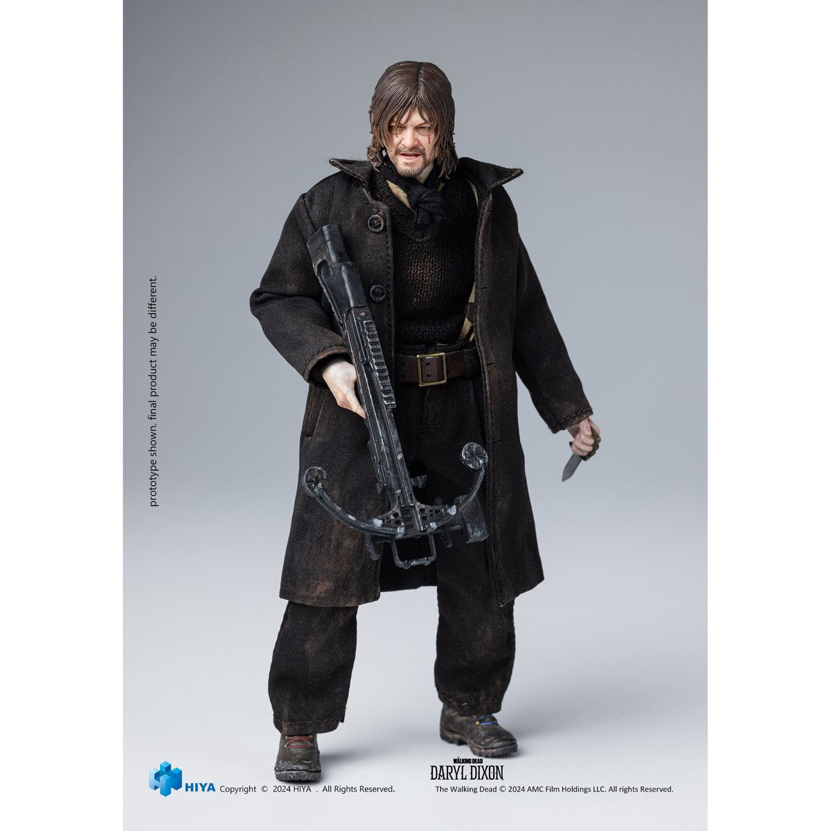 PRE-ORDER The Walking Dead Daryl Dixon Exquisite Super 1:12 Scale Action Figure - Previews Exclusive DC420354 US-IMPORT