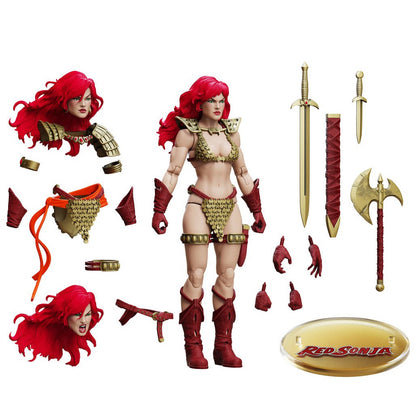 PRE-ORDER Red Sonja Limited Edition: Gold and Red Epic H.A.C.K.S. 1:12 Scale Action Figure BFRS0005 US-IMPORT