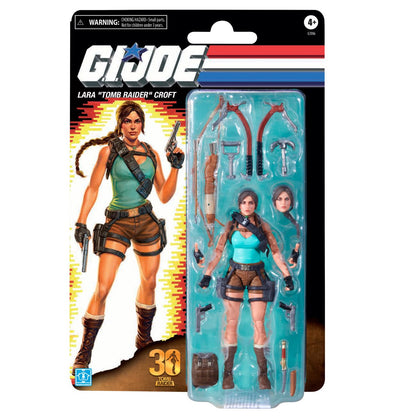 PRE-ORDER G.I. Joe Classified Series Retro Cardback Lara Croft Tomb Raider 6-Inch Action Figure US-IMPORT HSG2086