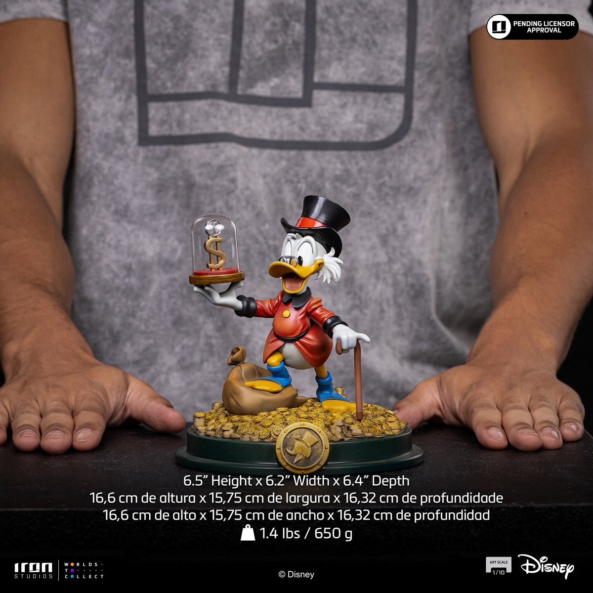 DuckTales Uncle Scrooge McDuck 1:10 Art Scale Limited Edition Statue RN37386 US-IMPORT