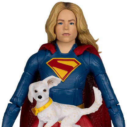 PRE-ORDER DC Comics Supergirl Deluxe Theatrical Edition Supergirl & Baby Krypto figure 18cm MF17832