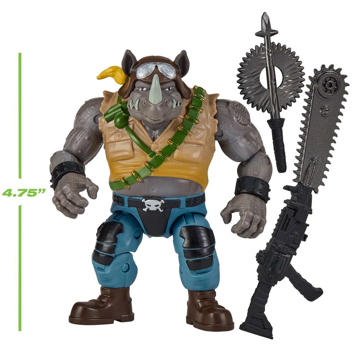 Pre-Order Teenage Mutant Ninja Turtles x G.I. Joe Rocksteady x Buzzer Action Figure US-IMPORT PL81934