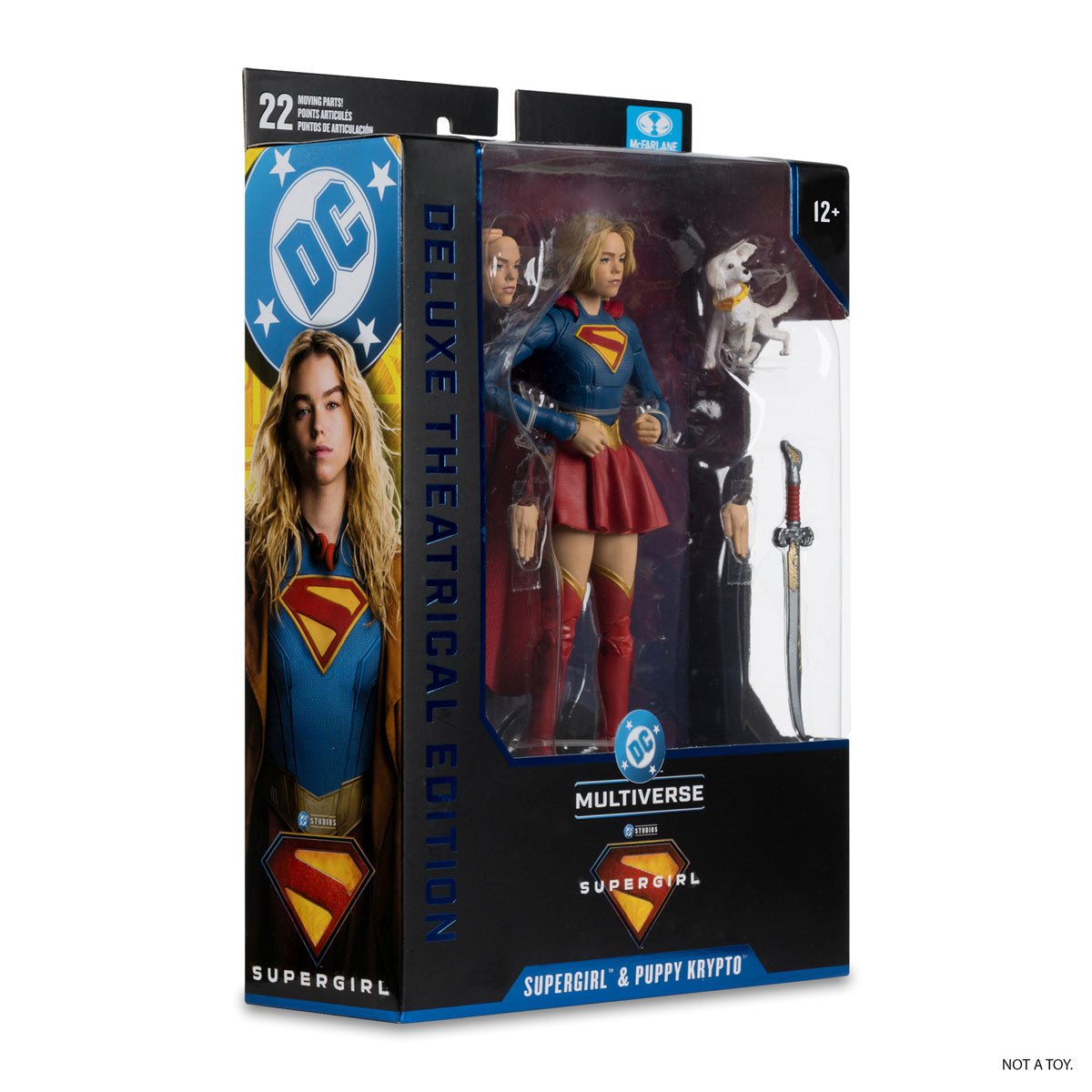 PRE-ORDER DC Comics Supergirl Deluxe Theatrical Edition Supergirl & Baby Krypto figure 18cm MF17832