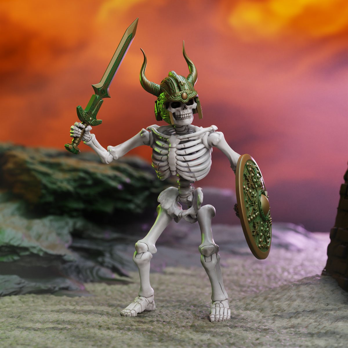 Undead Skeletal Guardian Immortal Champions Wave 1 US-IMPORT Action Figure BFIC0001