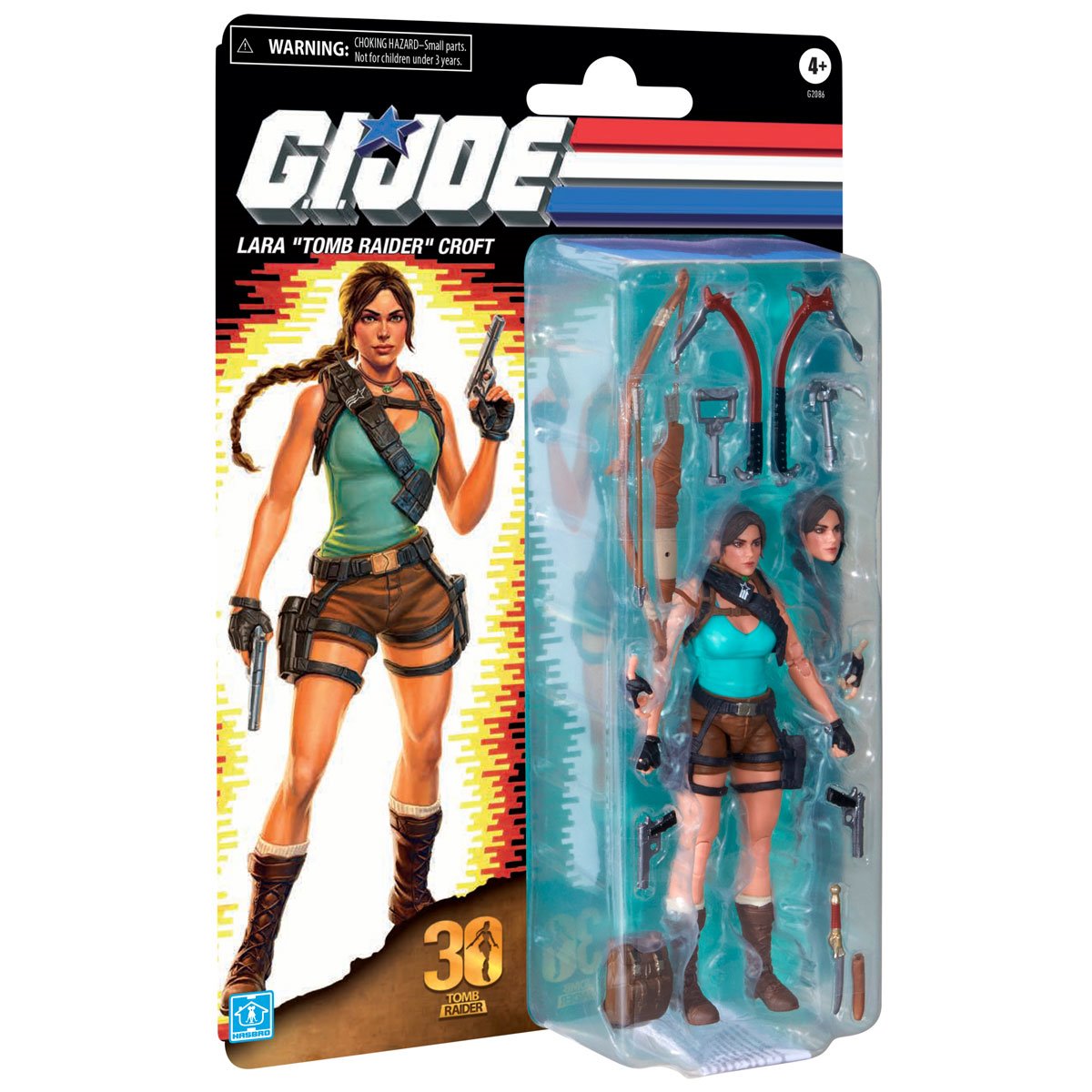 PRE-ORDER G.I. Joe Classified Series Retro Cardback Lara Croft Tomb Raider 6-Inch Action Figure US-IMPORT HSG2086