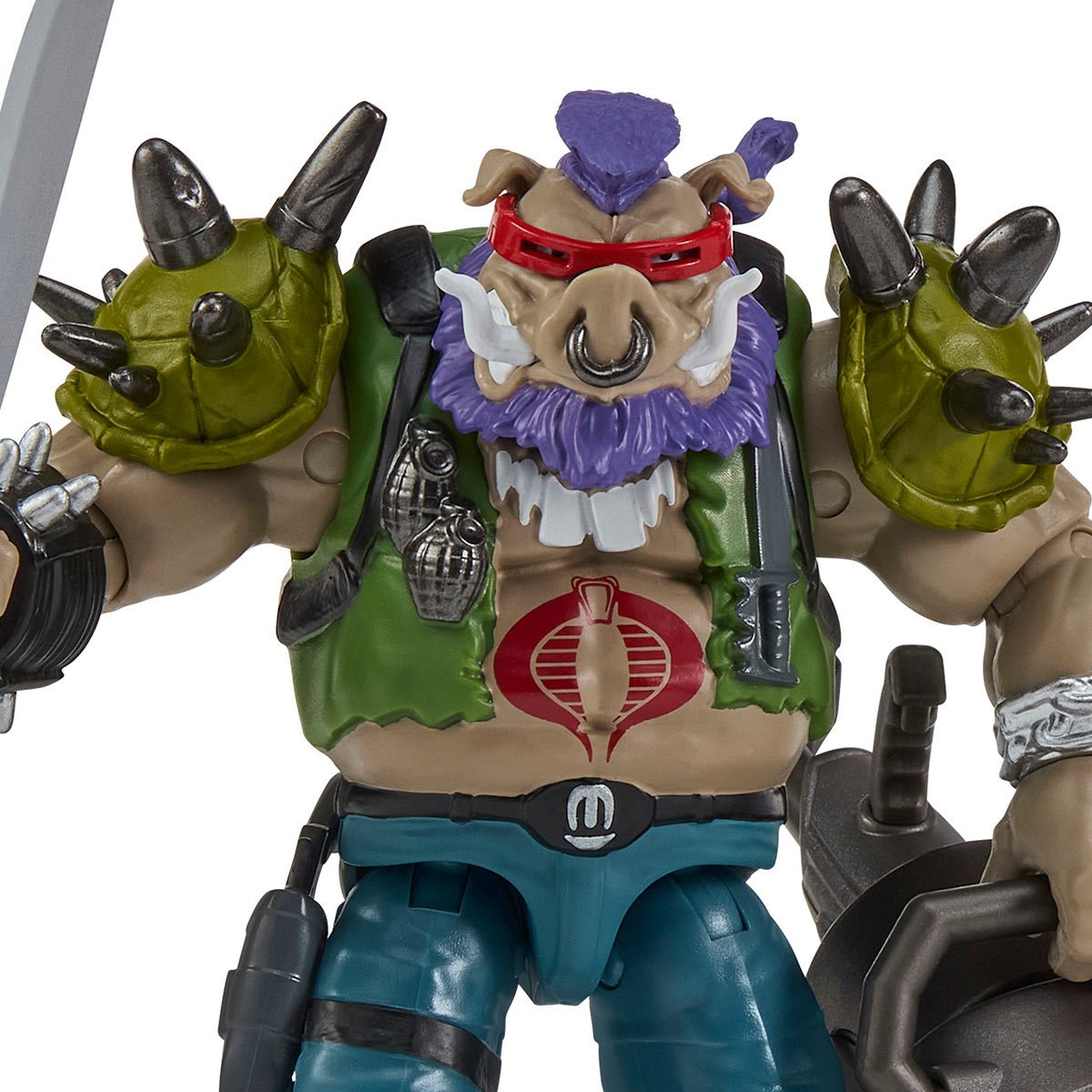 Pre-Order Teenage Mutant Ninja Turtles x G.I. Joe Bebop x Ripper Action Figure US-IMPORT PL81933