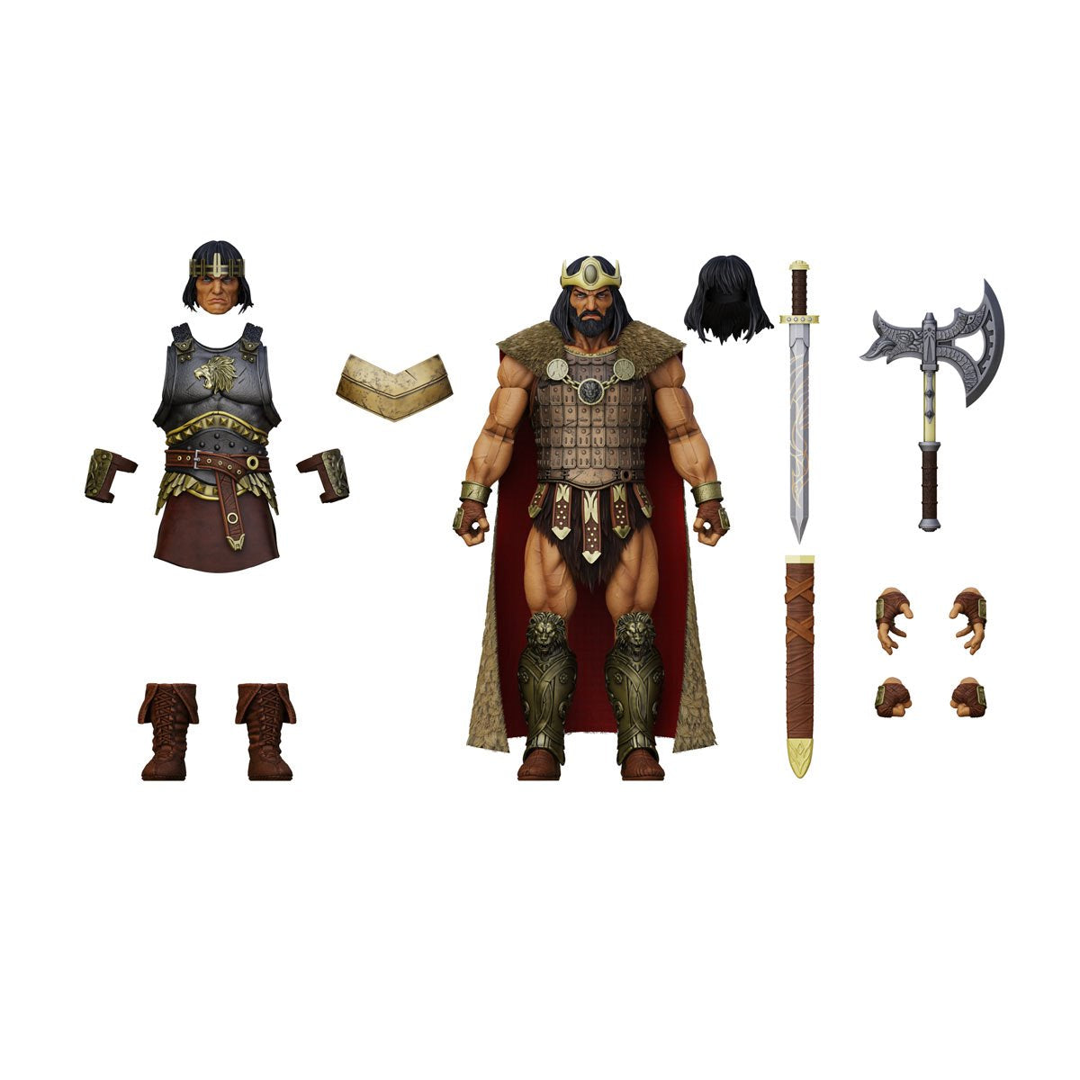 PRE-ORDER King Conan: Ruler of Aquilonia Epic H.A.C.K.S. 1:12 Scale Action Figure BFCTB006 US-IMPORT