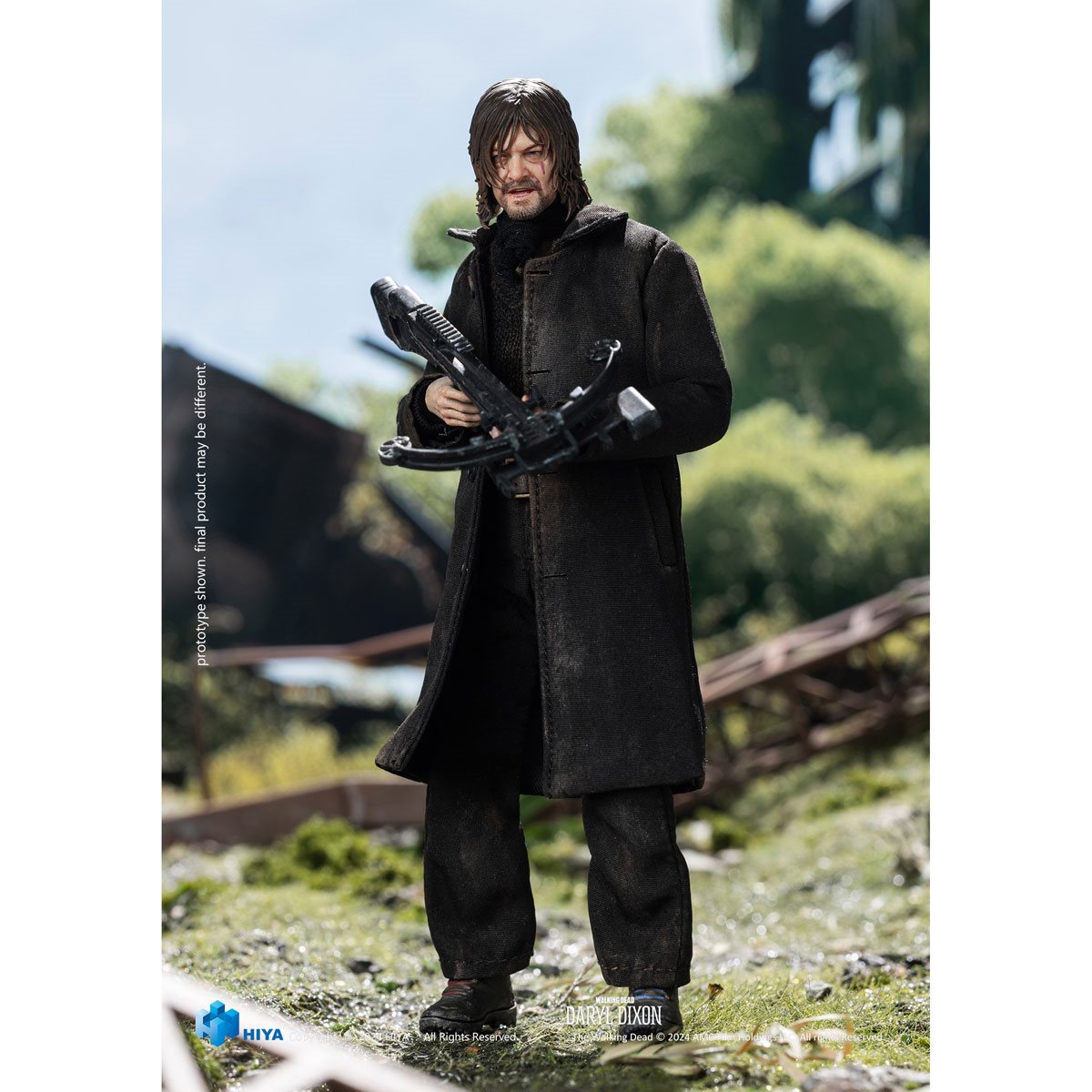 PRE-ORDER The Walking Dead Daryl Dixon Exquisite Super 1:12 Scale Action Figure - Previews Exclusive DC420354 US-IMPORT