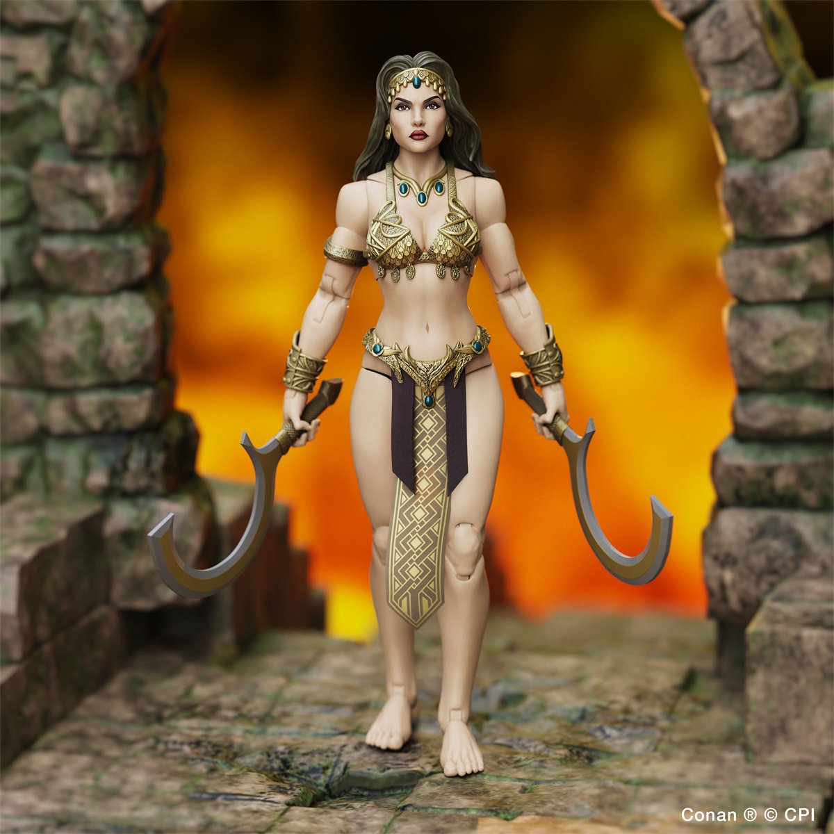 Conan the Barbarian Belit Queen of the Black Coast Epic H.A.C.K.S. 1:12 Scale Action Figure BFCTB002 US-IMPORT
