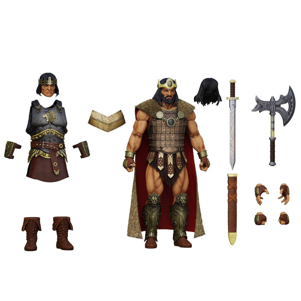 PRE-ORDER King Conan: Ruler of Aquilonia Epic H.A.C.K.S. 1:12 Scale Action Figure BFCTB006 US-IMPORT
