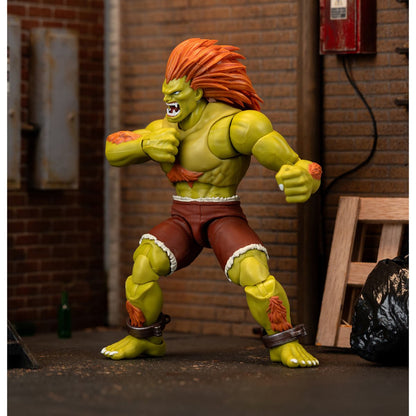PRE-ORDER Ultra Street Fighter II Blanka 6-Inch Scale Deluxe Action Figure JD35173 US-IMPORT