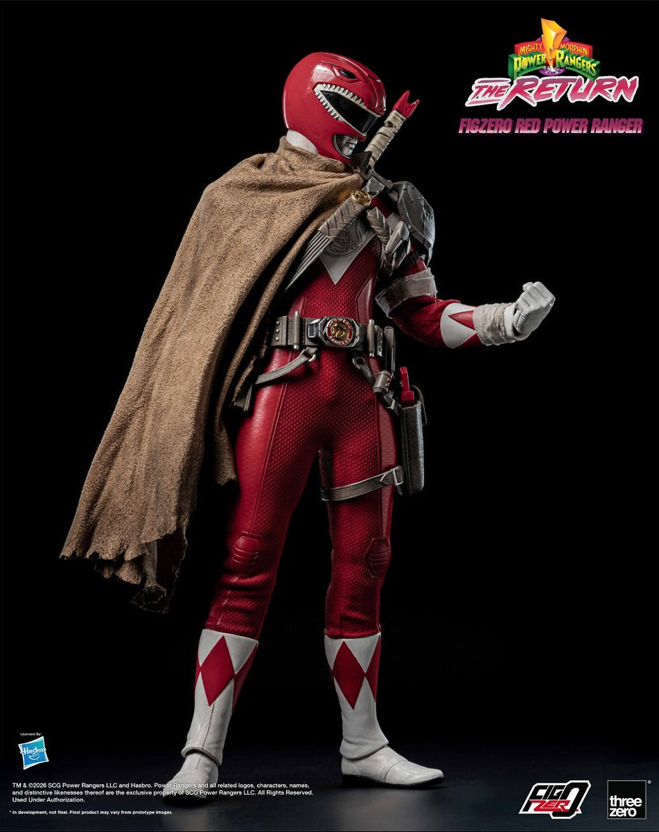 Pre-Order Mighty Morphin Power Rangers: The Return Red Power Ranger FigZero 1:6 Scale Action Figure TH3Z1020 US-IMPORT