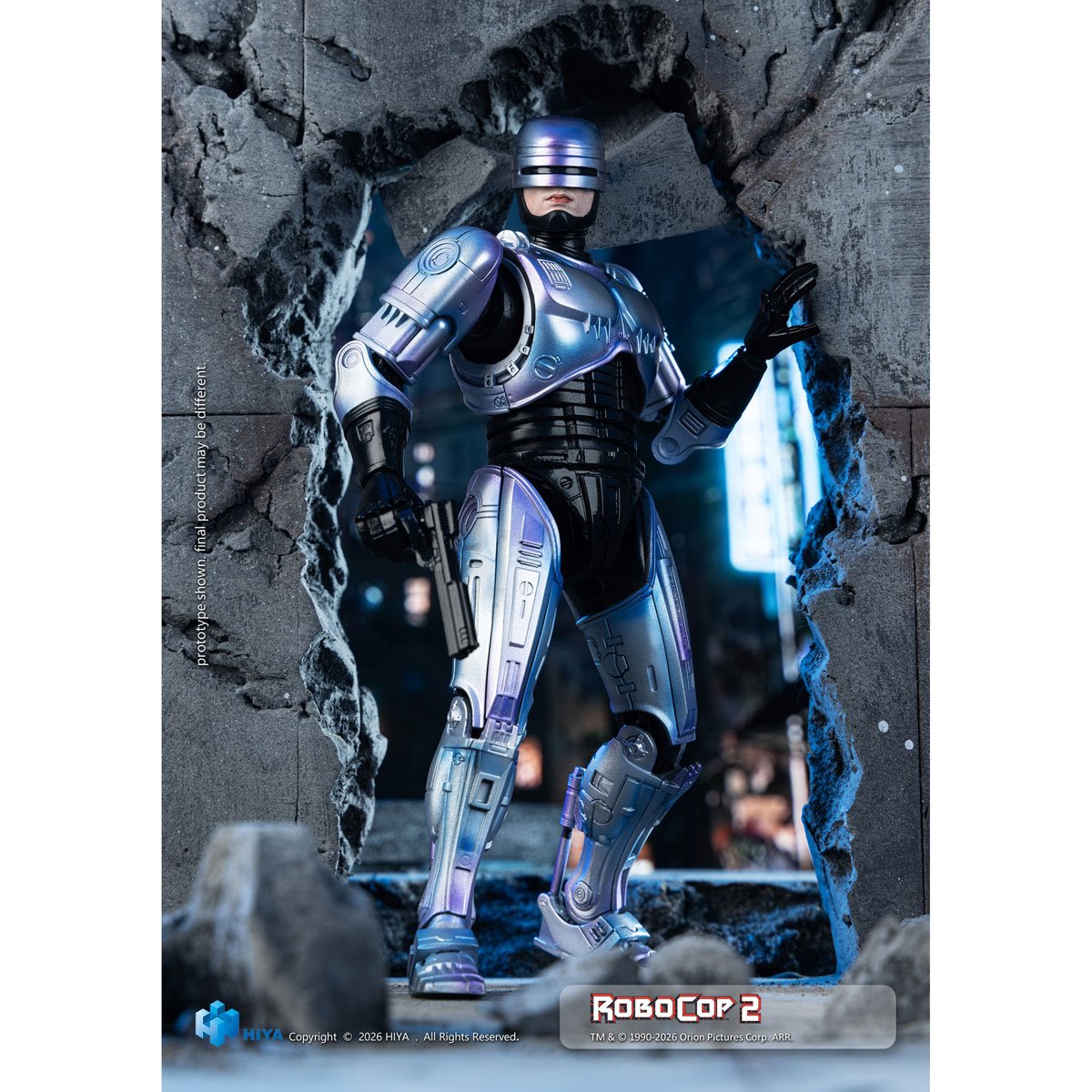 PRE-ORDER RoboCop 2 RoboCop Exquisite Super Series 1:12 Scale Action Figure HYESR0302 US-IMPORT
