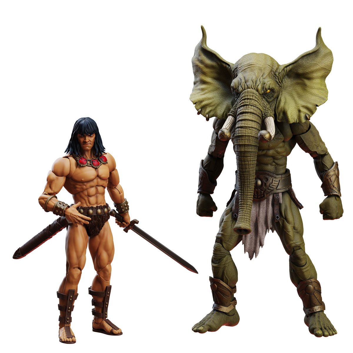 PRE-ORDER Conan the Barbarian The Tower of the Elephant Young Conan and Yag Kosha Action Figure 2-Pack BFCTB005 US-IMPORT