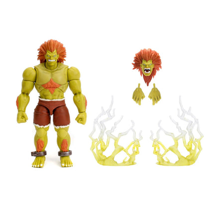 PRE-ORDER Ultra Street Fighter II Blanka 6-Inch Scale Deluxe Action Figure JD35173 US-IMPORT