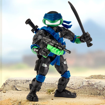 Pre-Order Teenage Mutant Ninja Turtles x G.I. Joe Leonardo x Snake Eyes Action Figure US-IMPORT PL81986