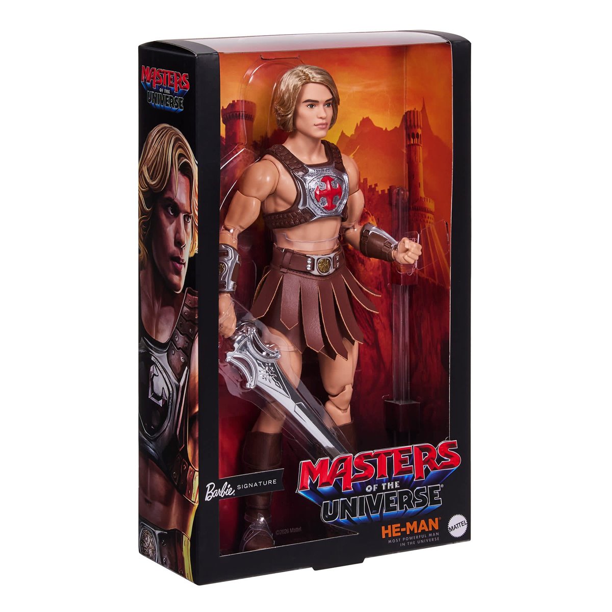 PRE-ORDER Barbie Masters of the Universe He-Man Doll 2026 Movie MTJJY03 US-IMPORT