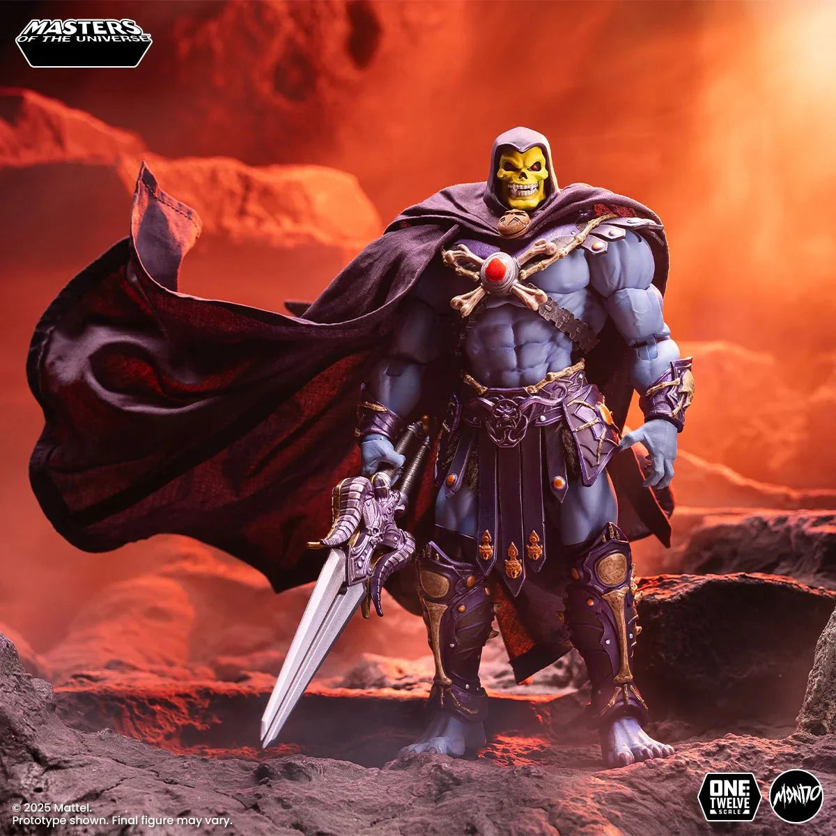 PRE-ORDER Masters of the Universe 200X Skeletor 1:12 Scale Action Figure MDCOL117A - US-IMPORT
