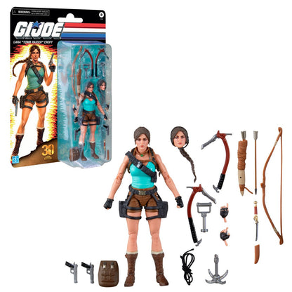 PRE-ORDER G.I. Joe Classified Series Retro Cardback Lara Croft Tomb Raider 6-Inch Action Figure US-IMPORT HSG2086