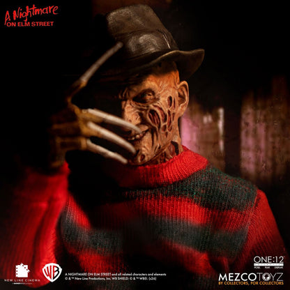 PRE-ORDER A Nightmare on Elm Street Freddy Krueger One:12 Collective Action Figure MZ77390 US-IMPORT