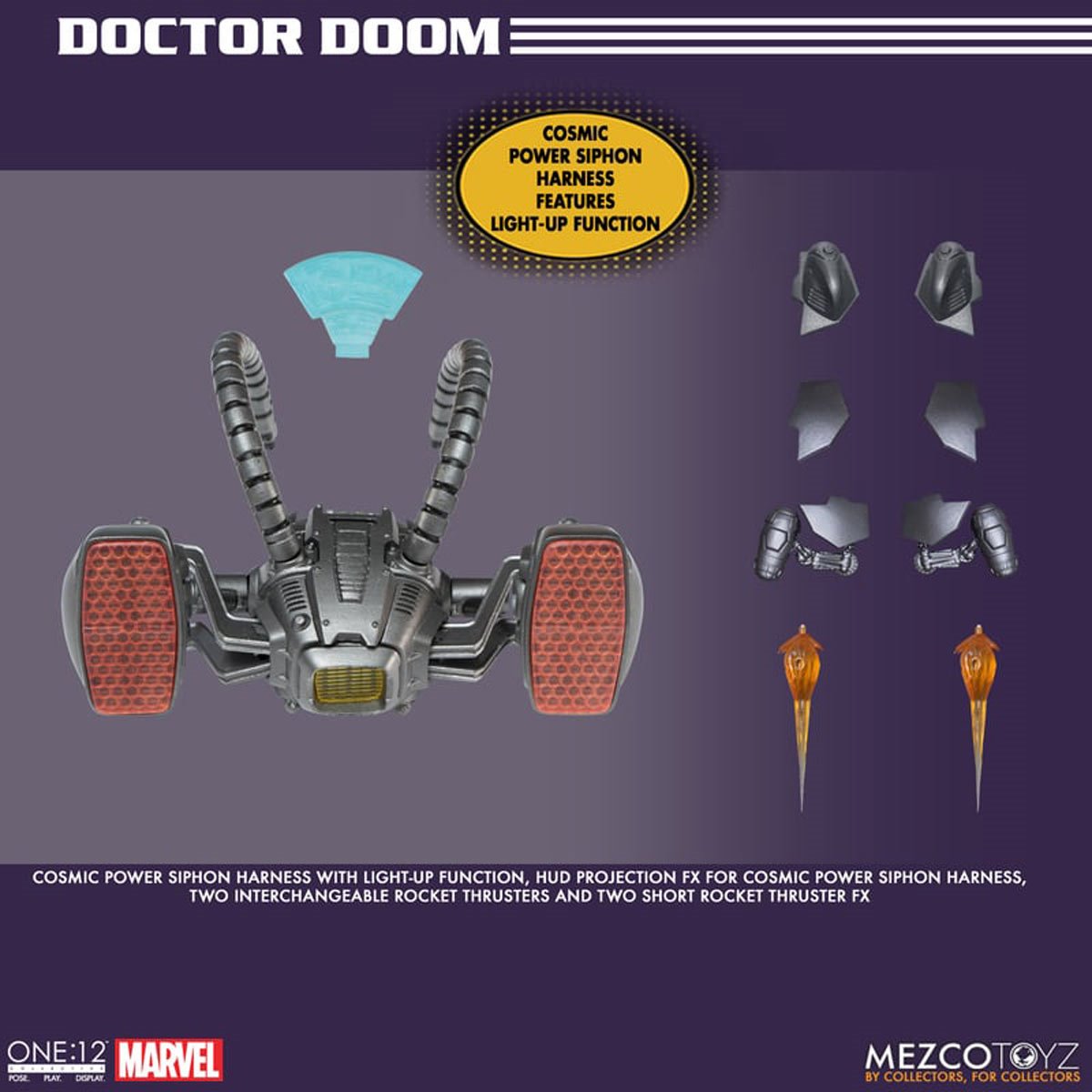 PRE-ORDER Doctor Doom One:12 Collective Action Figure - ReRun MZ77272 US-IMPORT