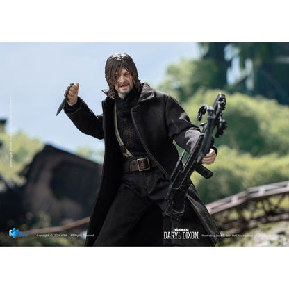 PRE-ORDER The Walking Dead Daryl Dixon Exquisite Super 1:12 Scale Action Figure - Previews Exclusive DC420354 US-IMPORT