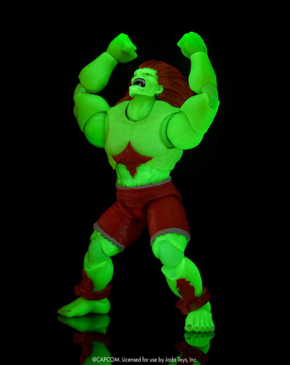 Ultra Street Fighter II Blanka Glow-in-the-Dark 6-Inch Scale Action Figure - Exclusive US-IMPORT JD36976