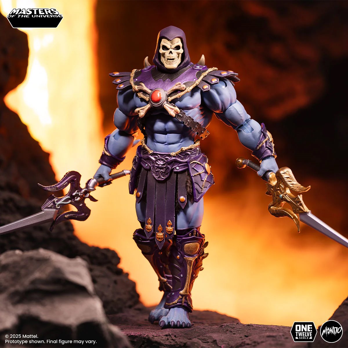 PRE-ORDER Masters of the Universe 200X Skeletor 1:12 Scale Action Figure MDCOL117A - US-IMPORT