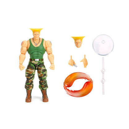 Ultra Street Fighter II Guile 6-Inch Scale Action Figure US-IMPORT
