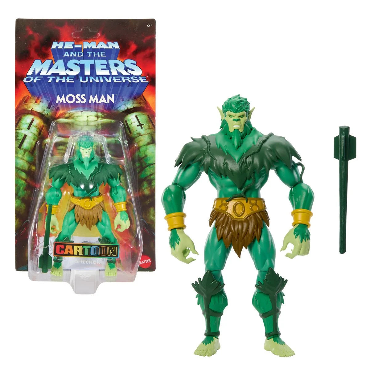 PRE-ORDER Masters of the Universe Origins Wave 28 Cartoon Collection 200X Moss Man MTJHJ96 US-Import
