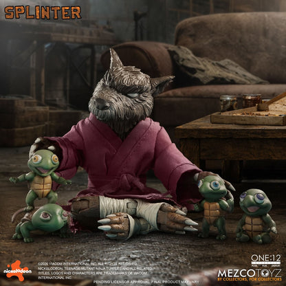 PRE-ORDER Teenage Mutant Ninja Turtles Master Splinter One:12 Collective Action Figure MZ75519 US-IMPORT
