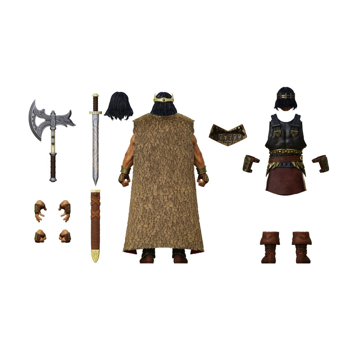 PRE-ORDER King Conan: Ruler of Aquilonia Epic H.A.C.K.S. 1:12 Scale Action Figure BFCTB006 US-IMPORT
