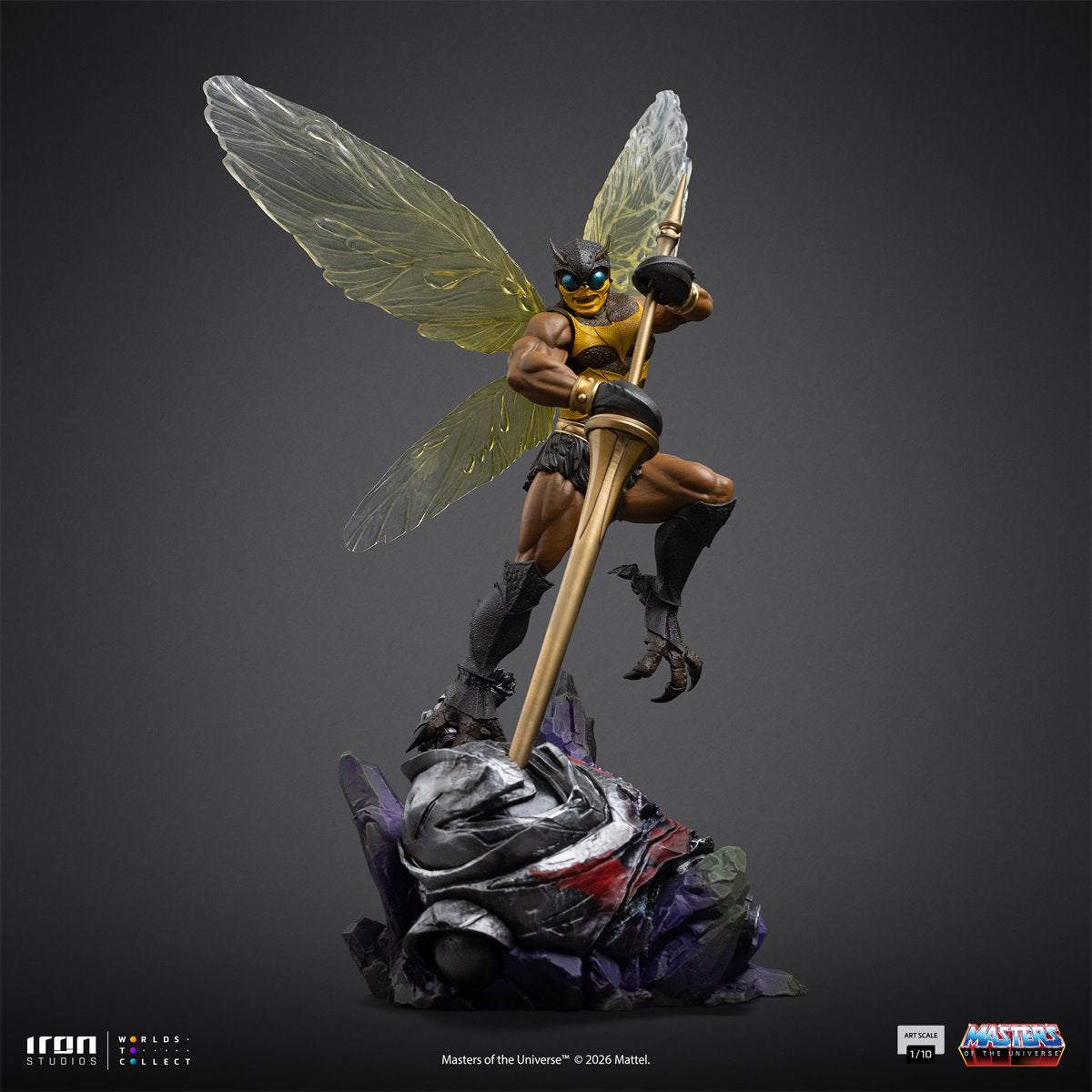 PRE-ORDER Masters of the Universe Buzz-Off 1:10 Art Scale Limited Edition Statue RN37010 US-IMPORT