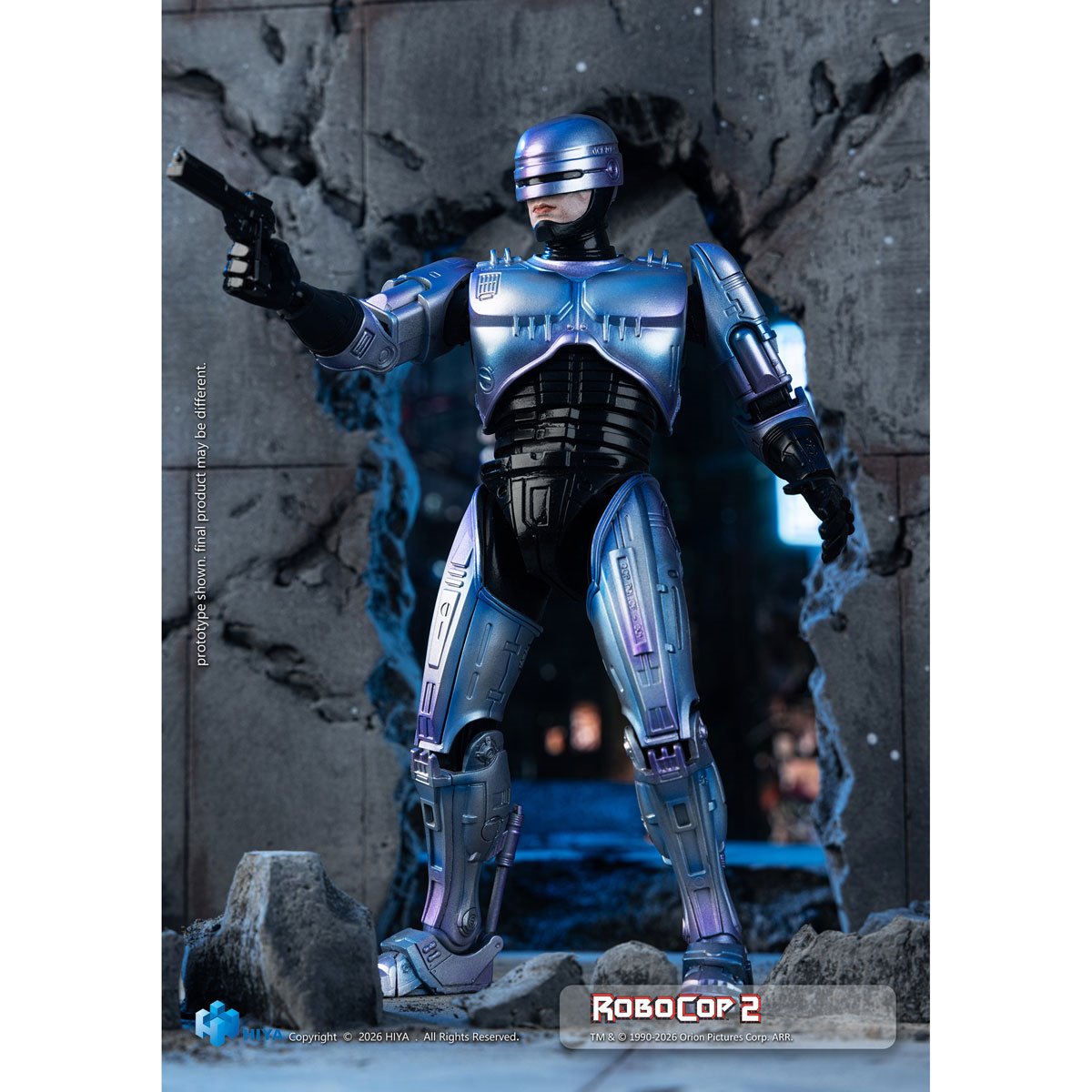 PRE-ORDER RoboCop 2 RoboCop Exquisite Super Series 1:12 Scale Action Figure HYESR0302 US-IMPORT