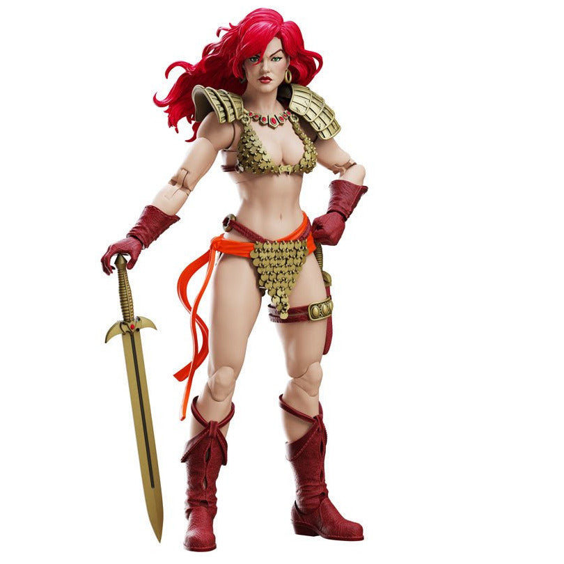 PRE-ORDER Red Sonja Limited Edition: Gold and Red Epic H.A.C.K.S. 1:12 Scale Action Figure BFRS0005 US-IMPORT