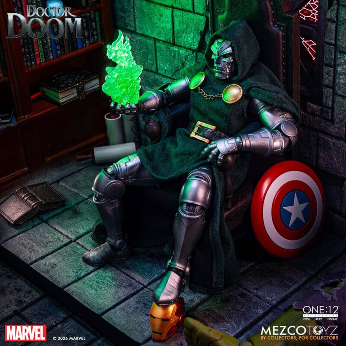 PRE-ORDER Doctor Doom One:12 Collective Action Figure - ReRun MZ77272 US-IMPORT