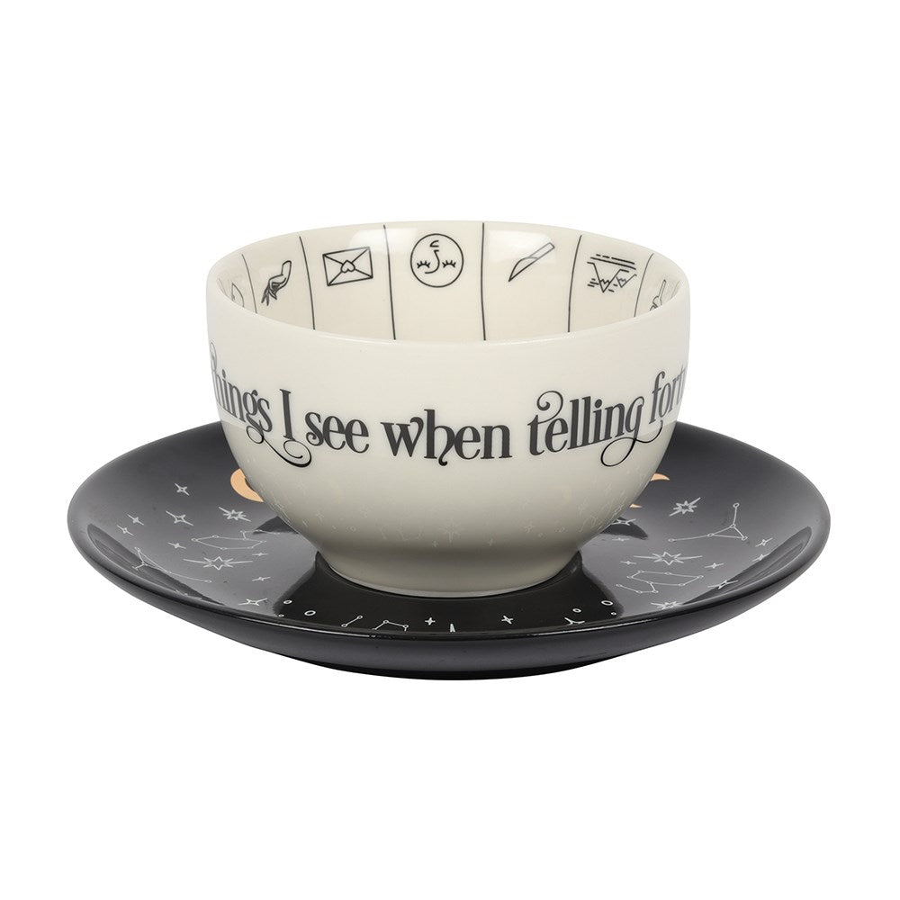 Keramik-Teetasse zum Wahrsagen