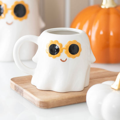 Groovy Ghost Becher mit 60s-Sonnenbrille