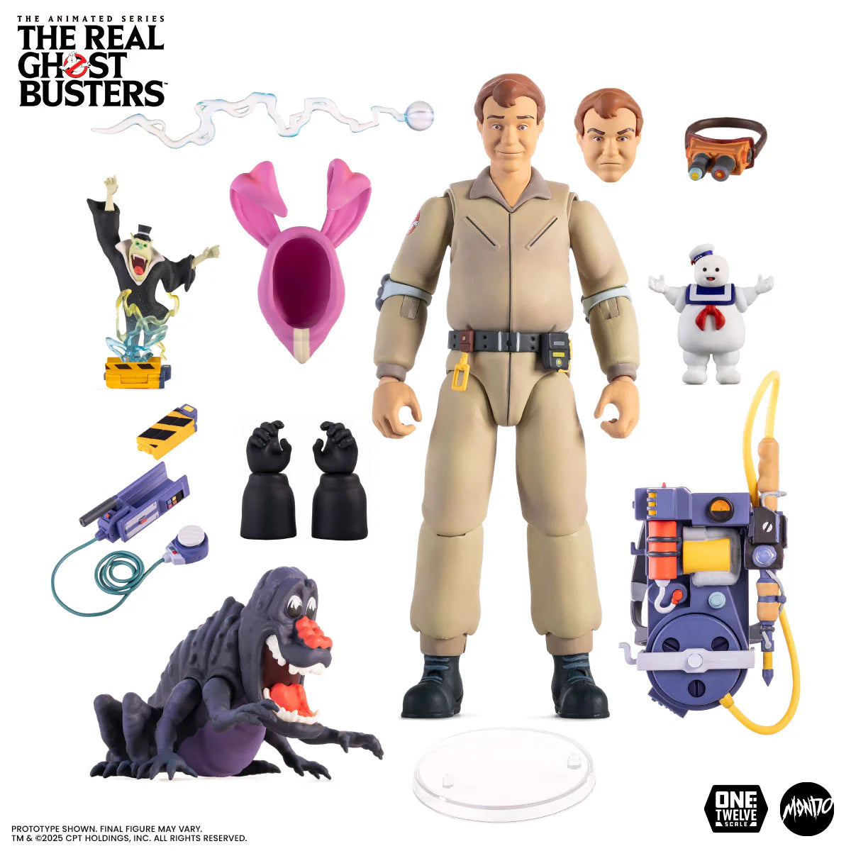PRE-ORDER The Real Ghostbusters Ray Stantz 1:12 Scale Actionfigur US-Import Mondo MDCOL101A