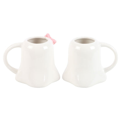 Tassen-Set in Geisterform „Mr. und Mrs. Boo“