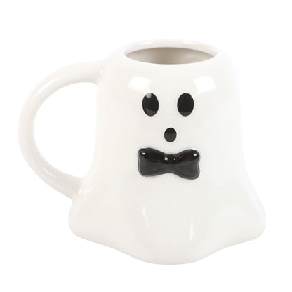 „Mr. Boo“ Geister-Tasse mit schwarzer Fliege